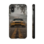 Camaro Z28 Phone Case, Gold 77 Foggy Country Road Cover
