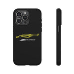 Yellow C8 Z06 Phone Case for Chevy Fans, Tough Protective Cover