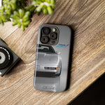 Silver C4 ZR1 Front View phone case | tough case for Vette Drivers