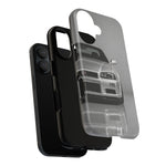 Silver Skyline Phone Case, R34 GTR 90s JDM Legend Tough Cover for Men Gift