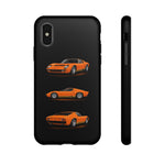 Orange Miura Classic Supercar Tough Phone Case - 3 View