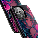 Vaporwave Kohat Pink Anime Girl Phone Case – Japanese Aesthetic