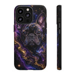French Bulldog Galaxy Marble Art Tough Phone Case