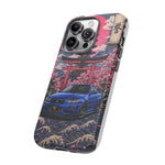 Bayside Blue Skyline Phone Case, Cherry Blossom Torii Tough Cover