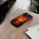 Basketball Court Sunset Phone Case | Tough Phone Case
