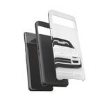 White NSX Phone Case, Retro 90s JDM Supercar Cover, Gift for Car Lovers