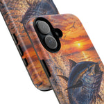 Bluefin Tuna Leaping at Sunset Fishing phone case | Tough Cover