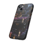 67 GTO Phone Case Purple, Rainy City Night Muscle Car Tough Cover
