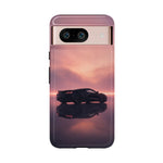 C8 Corvette Silhouette Pastel Horizon Case