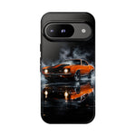 1969 Hugger Orange Camaro Z28 Phone Case, Muscle Car Tough Cover