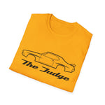 1970 GTO Judge Black Outline Silhouette Emblem Classic Car T-Shirt Fan Gift