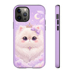 Persian Cat Kawaii Chibi Round Art Tough Phone Case