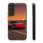 Red C4 ZR-1 King of the Hill Art Tough Phone Case