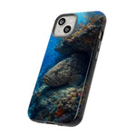 Grouper Reef Phone Case, Sunbeam Ledge Marine Art Tough Cover