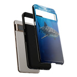 Tiger Shark Phone Case, Dappled Blue Water Tough Cover