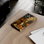 Poodle in Beret Phone Case | Vintage Paris Café Illustration