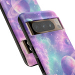Pastel Galaxy Planet Vaporwave Art Tough Phone Case