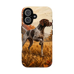 German Shorthaired Pointer Pointing Art Tough Phone Case