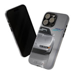 Silver C4 ZR1 Front View phone case | tough case for Vette Drivers