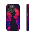 Neon Geisha Silhouette Phone Case | Tough Cover