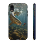 Brown Trout Streamer Phone Case Freshwater Fishing Gift for Anglers
