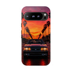 Fox Body Mustang Sunset Tough Phone Case - Palm Boulevard Poster