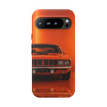 Orange Cuda Phone Case, 71 Classic Muscle Car Tough Cover
