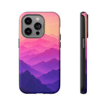 Pastel Mountain Haze Vaporwave Art Tough Phone Case