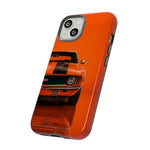 69 Camaro SS Tough Phone Case, Orange Classic Muscle Car Gift for Guys