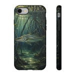 Snook Phone Case, Mangrove Sunbeam Painterly Marine Art Cover, Gift