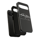Vintage Galaxie 500 Phone Case | Classic Car Illustration, Black