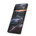 Skyline GT-R R34 White Nurburgring Speed Art Tough Phone Case
