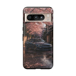 Cherry Blossom Street Scene R34 Skyline GTR Tough Case | Car Photo Cover