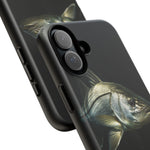 Snook Fishing Phone Case, Saltwater Portrait Black Cover, Gift