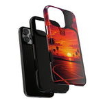 Basketball Court Sunset Phone Case | Tough Phone Case