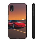 Red C4 ZR-1 King of the Hill Art Tough Phone Case