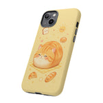 Orange Tabby Loaf Kawaii Chibi Pet Cat Art Tough Phone Case