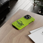 Green Cuda Muscle Car phone case for Gear Heads