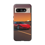 Red C4 ZR-1 King of the Hill Art Tough Phone Case