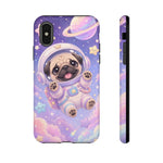 Cute Astronaut Pug Phone Case | Space Puppy Galaxy Stars