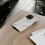 White Marble Pattern Phone Case | Tough Cover