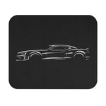 Muscle Car Camaro Sketch Mouse Pad | Minimal Racing Silhouette