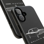 Vintage Galaxie 500 Phone Case | Classic Car Illustration, Black
