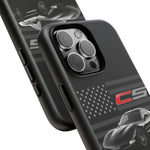 Black C5 Phone Case American Sports Car Tough Cover Gift