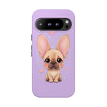 French Bulldog Bat Ears Kawaii Pet Dog Art Tough Phone Case