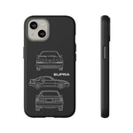 1986 Supra Triple View Line Art JDM Tough Phone Case Cover