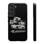 White S2000 Roadster Collage JDM Tough Phone Case Cover Gift