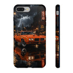 70 GTO Judge Phone Case, Rainy City Night Muscle Car Cover