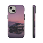 Sunset Skyline GT-R R32 phone case | car reflection, purple dusk