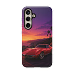Red C3 Coastal Sunset Phone Case Classic Car Tough Case